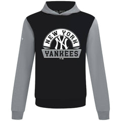 New York Yankees Levelwear Throwback Ultimate Banner Arch Hoodie - Black - MLB Lifestyle