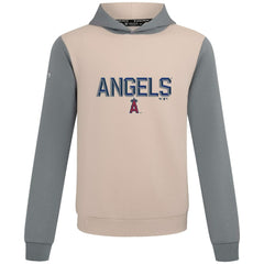 Los Angeles Angels Levelwear Throwback Carve Ultimate Hoodie - Sand - MLB on Sale