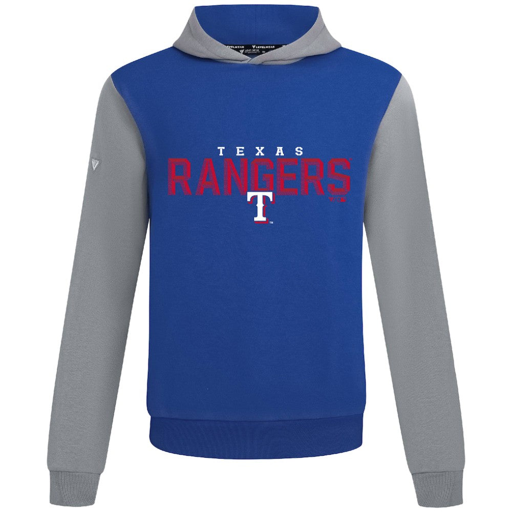 Texas Rangers Levelwear Throwback Carve Ultimate Hoodie - Royal - MLB on Sale