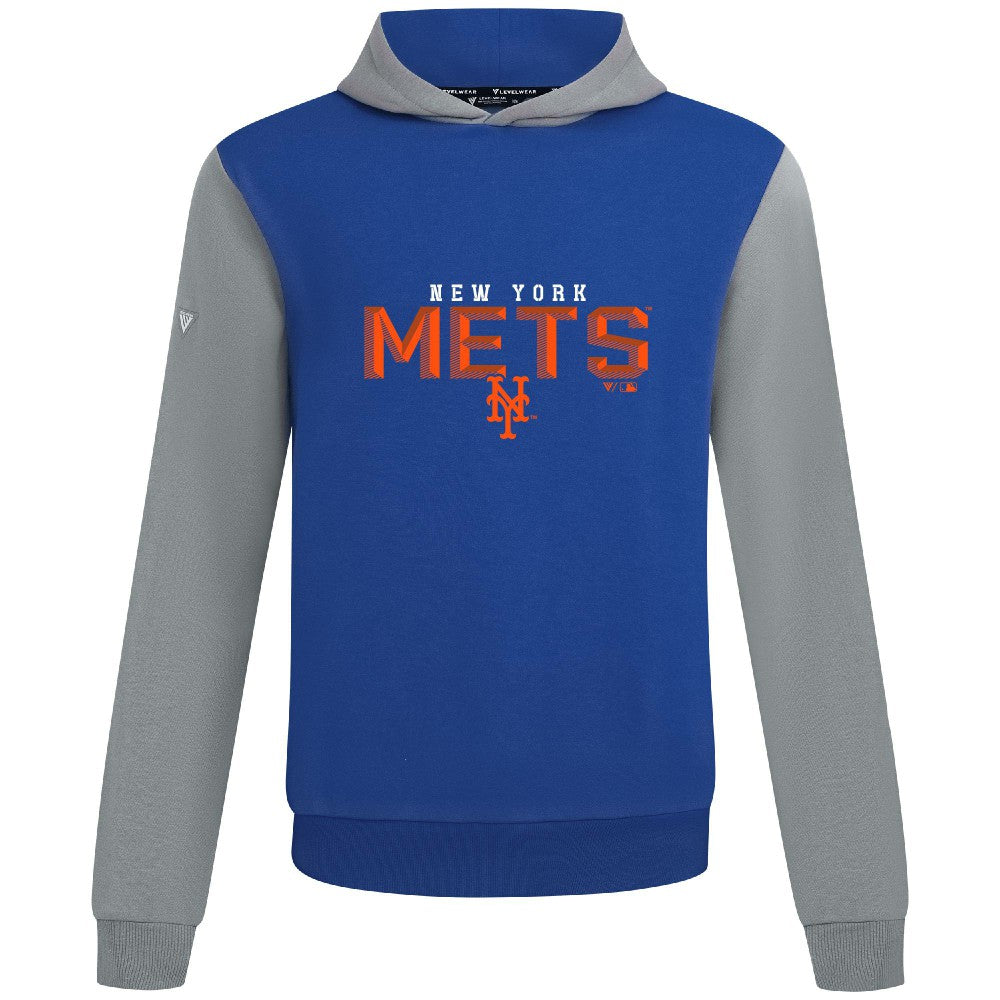 New York Mets Levelwear Throwback Carve Ultimate Hoodie - Royal - MLB Online