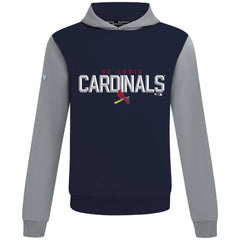 St. Louis Cardinals Levelwear Throwback Carve Ultimate Hoodie - Navy - MLB Online