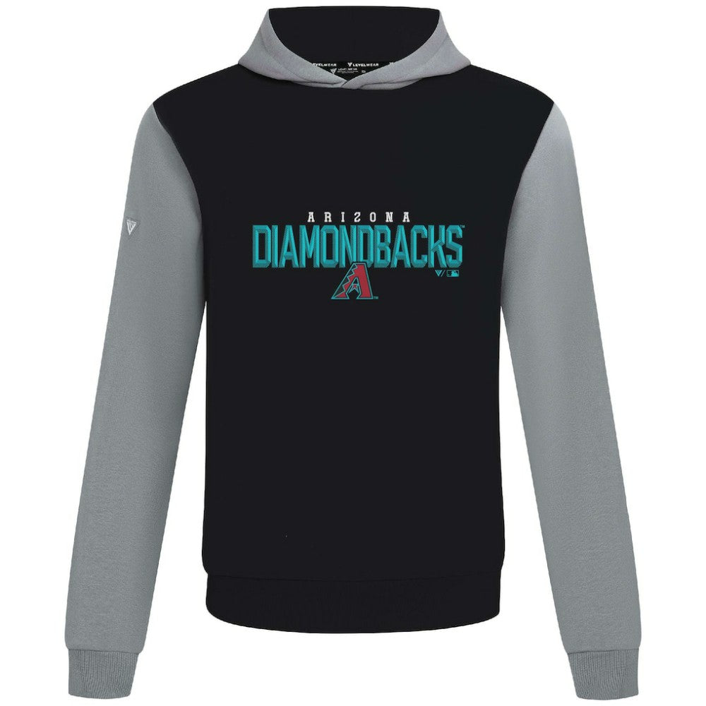 Arizona Diamondbacks Levelwear Throwback Carve Ultimate Hoodie - Black - MLB Sale