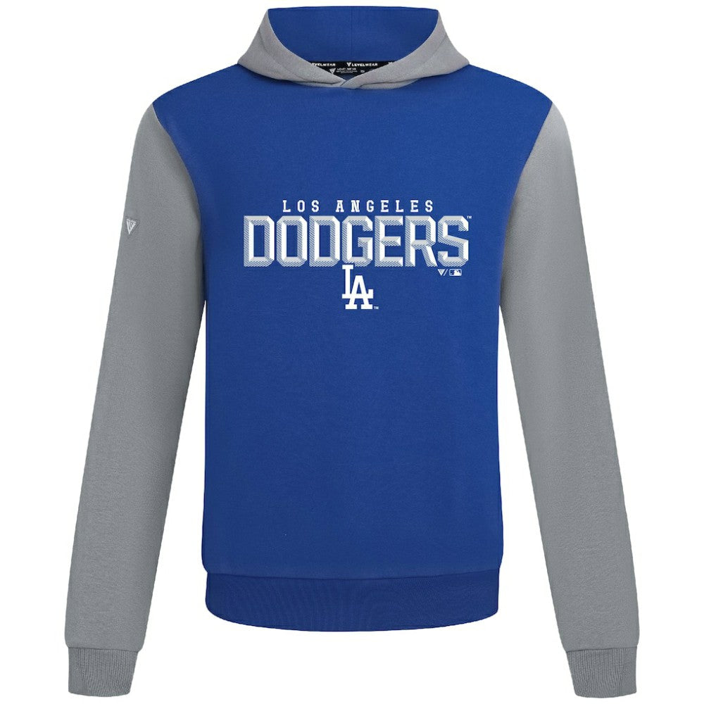 Los Angeles Dodgers Levelwear Throwback Carve Ultimate Hoodie - Royal - MLB Lifestyle