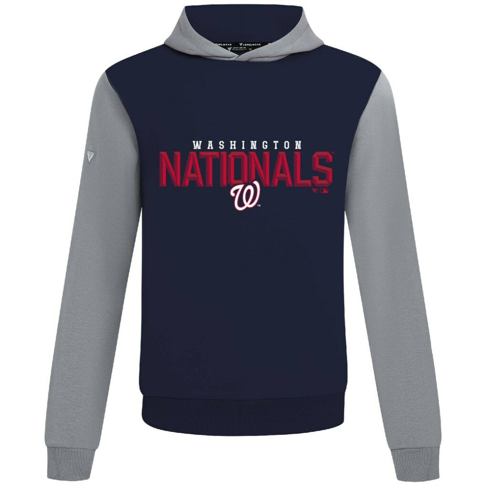Washington Nationals Levelwear Throwback Carve Ultimate Hoodie - Navy - MLB on Sale