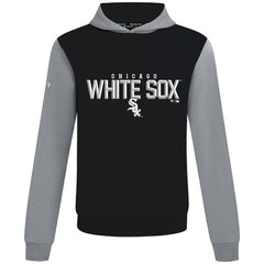 Chicago White Sox Levelwear Throwback Carve Ultimate Hoodie - Black - MLB Discount