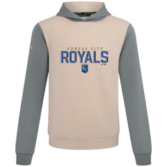 Kansas City Royals Levelwear Throwback Carve Ultimate Hoodie - Sand - MLB Lifestyle