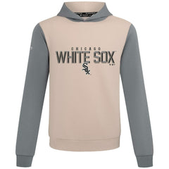 Chicago White Sox Levelwear Throwback Carve Ultimate Hoodie - Sand - MLB Lifestyle