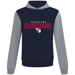 Cleveland Guardians Levelwear Throwback Carve Ultimate Hoodie - Navy - MLB Discount