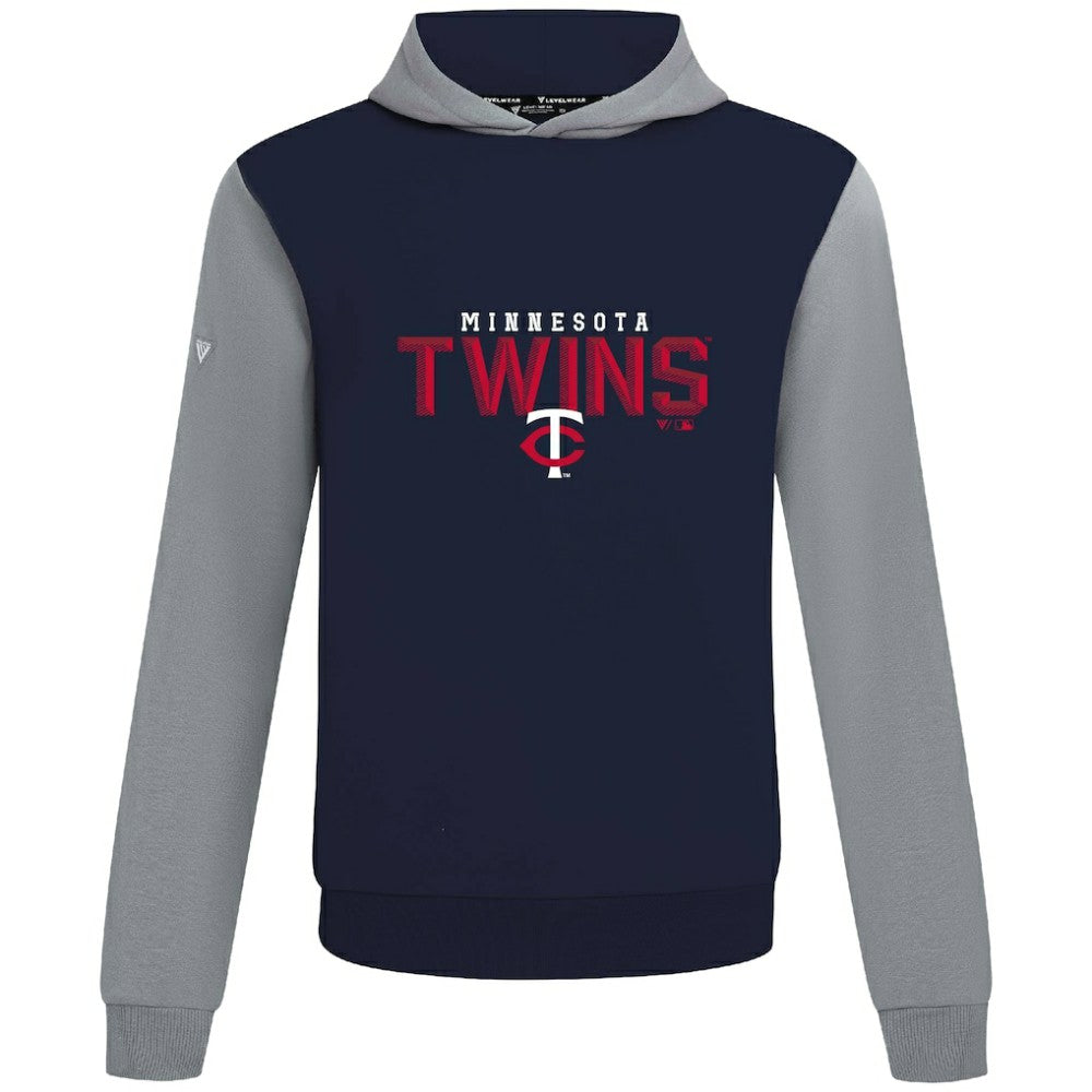 Minnesota Twins Levelwear Throwback Carve Ultimate Hoodie - Navy - MLB on Sale
