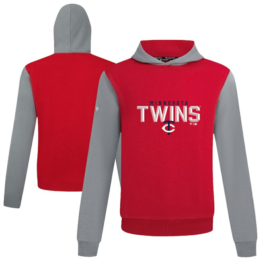 Minnesota Twins Levelwear Throwback Carve Ultimate Hoodie - Red - MLB on Sale