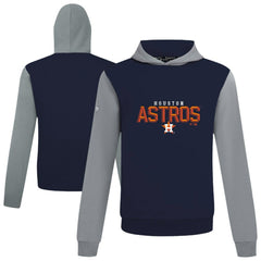 Houston Astros Levelwear Throwback Carve Ultimate Hoodie - Navy - MLB on Sale