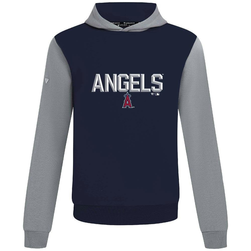 Los Angeles Angels Levelwear Throwback Carve Ultimate Hoodie - Navy - MLB Lifestyle