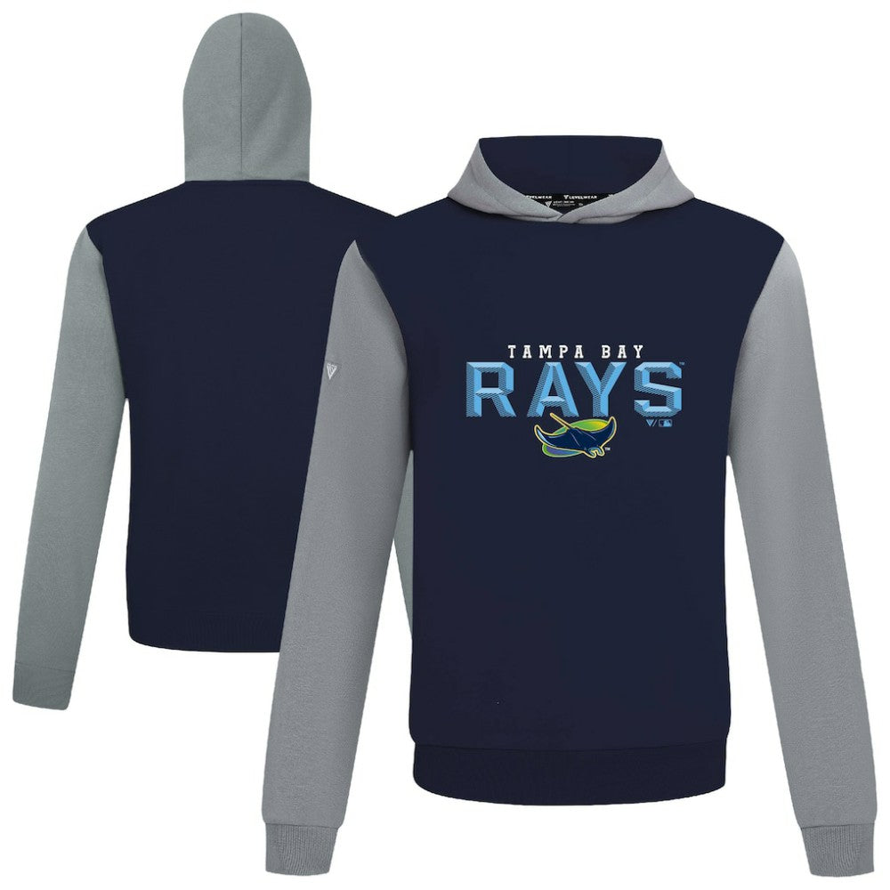 Tampa Bay Rays Levelwear Throwback Carve Ultimate Hoodie - Navy - MLB on Sale