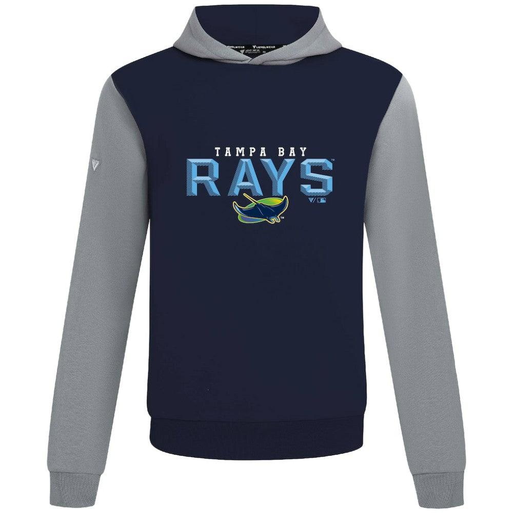 Tampa Bay Rays Levelwear Throwback Carve Ultimate Hoodie - Navy - MLB on Sale