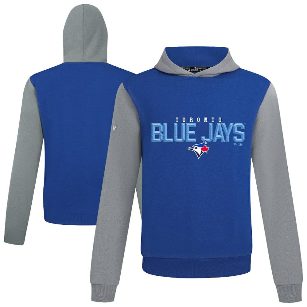 Toronto Blue Jays Levelwear Throwback Carve Ultimate Hoodie - Royal - MLB Discount