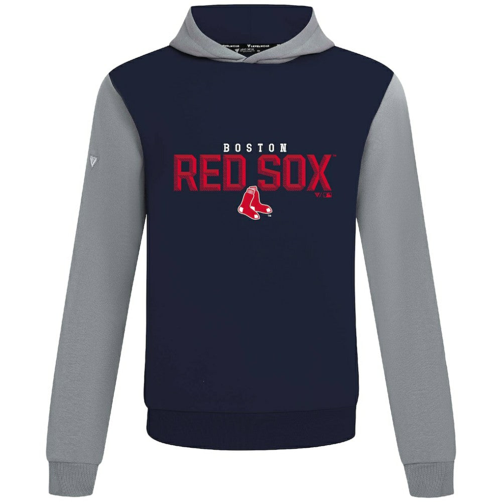 Boston Red Sox Levelwear Throwback Carve Ultimate Hoodie - Navy - MLB Sale