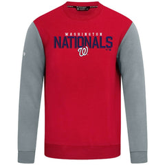 Washington Nationals Levelwear Throwback Ultimate Carve Sweatshirt - Red - MLB Discount