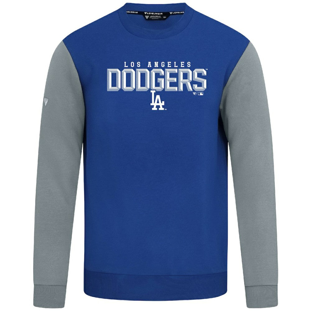 Los Angeles Dodgers Levelwear Throwback Ultimate Carve Sweatshirt - Royal - MLB Online