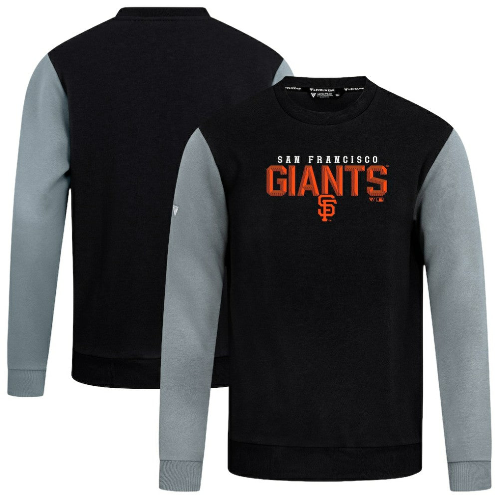 San Francisco Giants Levelwear Throwback Ultimate Carve Sweatshirt - Black - MLB Sale