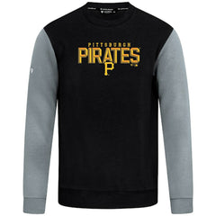Pittsburgh Pirates Levelwear Throwback Ultimate Carve Sweatshirt - Black - MLB Sale