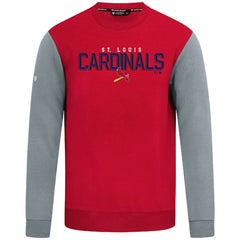 St. Louis Cardinals Levelwear Throwback Ultimate Carve Sweatshirt - Red - MLB Lifestyle
