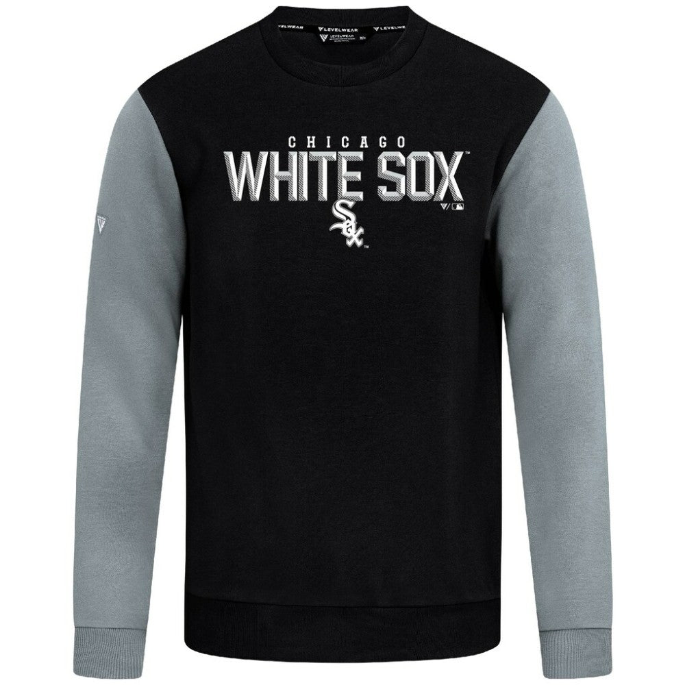 Chicago White Sox Levelwear Throwback Ultimate Carve Sweatshirt - Black - MLB Sale