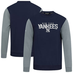 New York Yankees Levelwear Throwback Ultimate Carve Sweatshirt - Navy - MLB Lifestyle