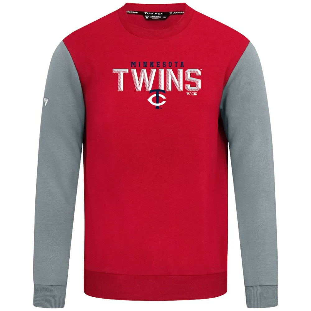 Minnesota Twins Levelwear Throwback Ultimate Carve Sweatshirt - Red - MLB Online