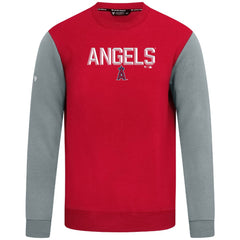 Los Angeles Angels Levelwear Throwback Ultimate Carve Sweatshirt - Red - MLB Lifestyle