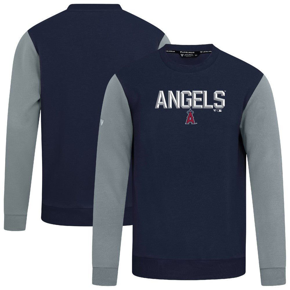 Los Angeles Angels Levelwear Throwback Ultimate Carve Sweatshirt - Navy - MLB Online