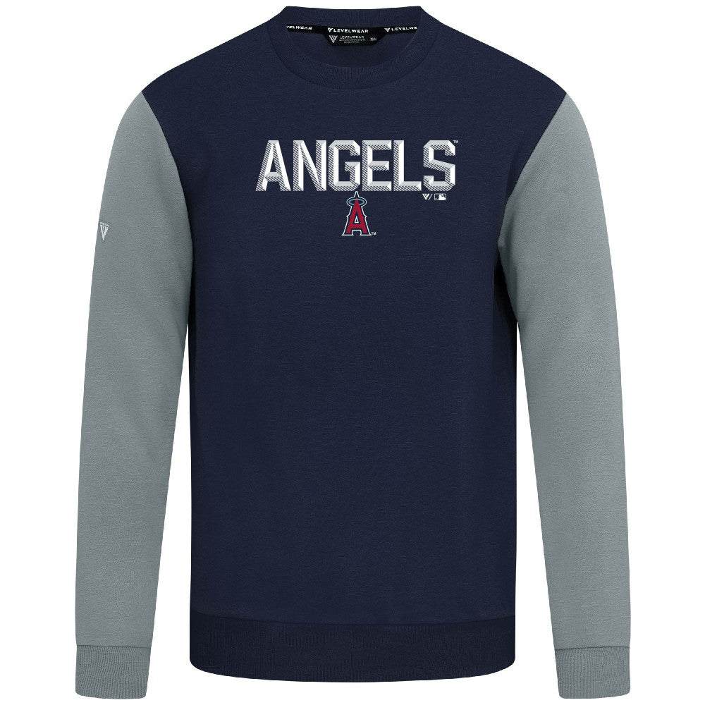 Los Angeles Angels Levelwear Throwback Ultimate Carve Sweatshirt - Navy - MLB Online