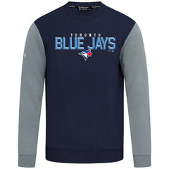Toronto Blue Jays Levelwear Throwback Ultimate Carve Sweatshirt - Navy - MLB Sale