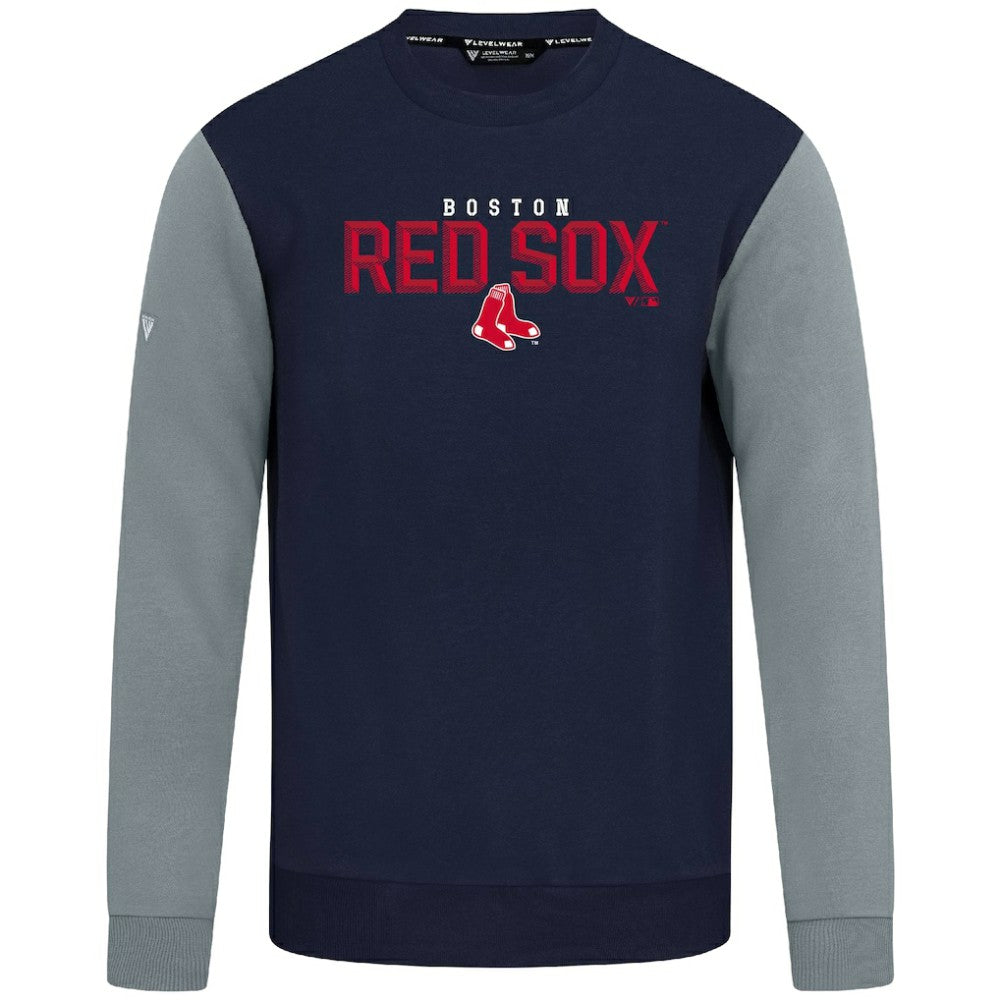 Boston Red Sox Levelwear Throwback Ultimate Carve Sweatshirt - Navy - MLB Sale