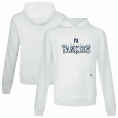 New York Yankees Levelwear Relay Journey Pullover Hoodie - White - MLB Discount