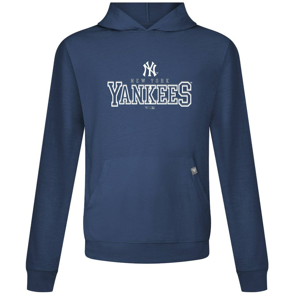 New York Yankees Levelwear Relay Journey Pullover Hoodie - Navy - MLB Discount