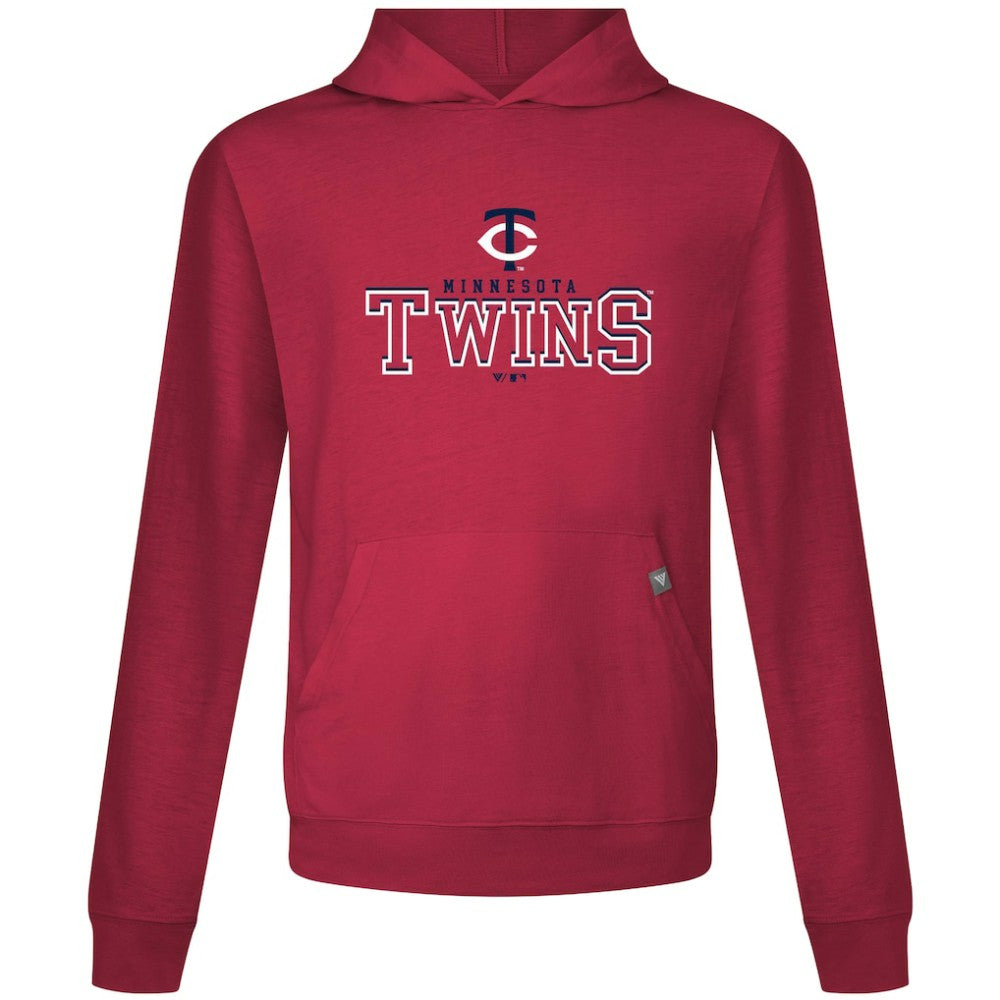 Minnesota Twins Levelwear Relay Journey Pullover Hoodie - Red - MLB Sale