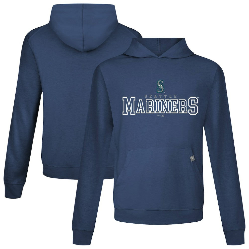 Seattle Mariners Levelwear Relay Journey Pullover Hoodie - Navy - MLB Sale