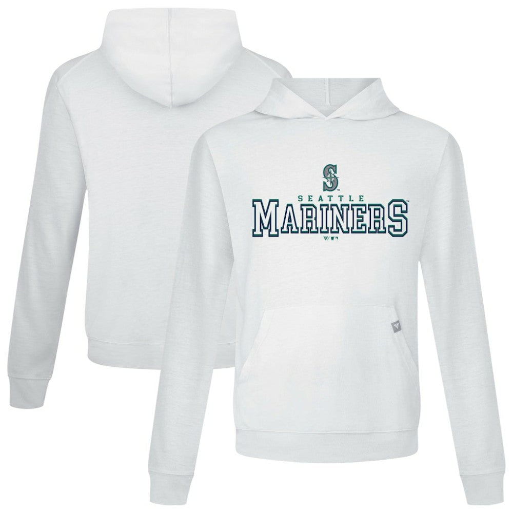 Seattle Mariners Levelwear Relay Journey Pullover Hoodie - White - MLB Lifestyle
