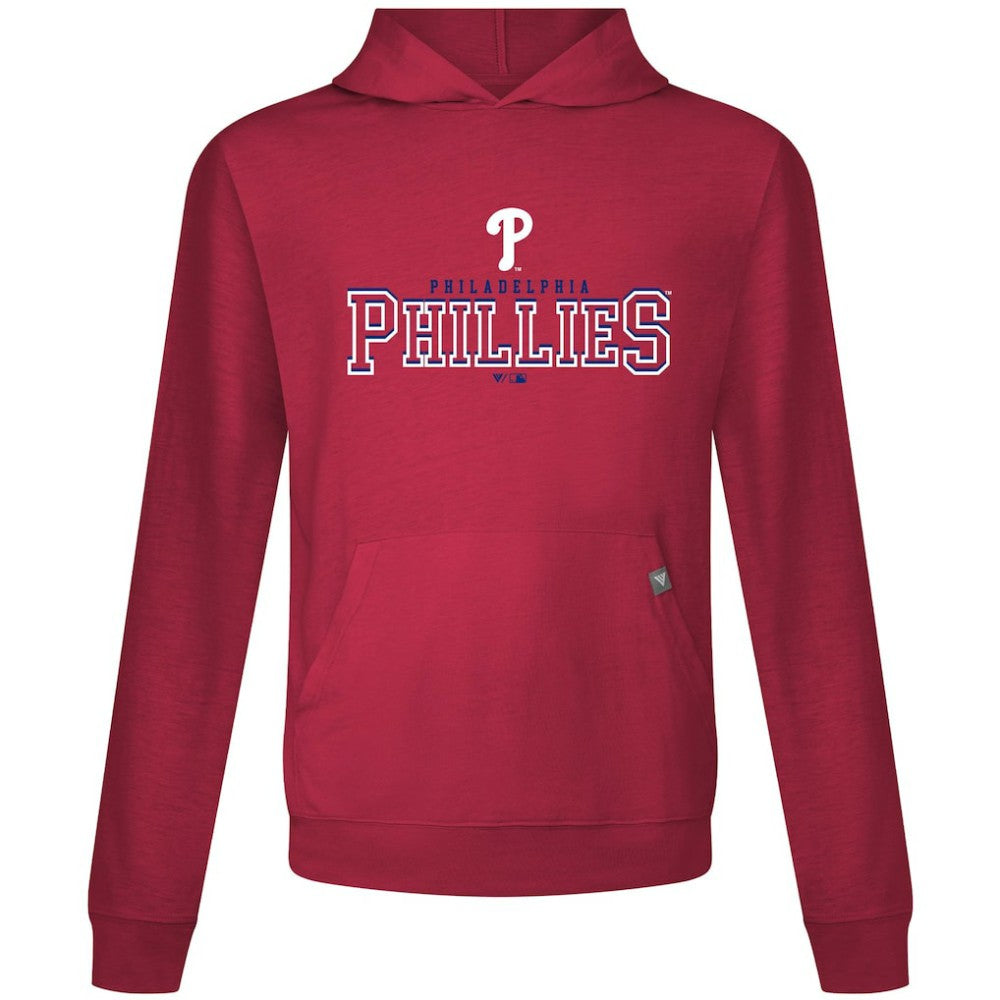 Philadelphia Phillies Levelwear Relay Journey Pullover Hoodie - Red - MLB on Sale