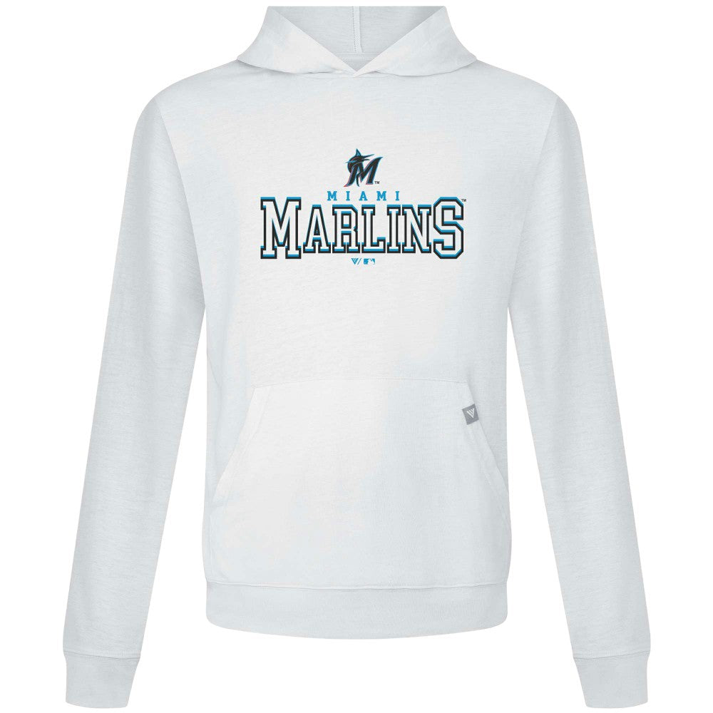 Miami Marlins Levelwear Relay Journey Pullover Hoodie - White - MLB Sale