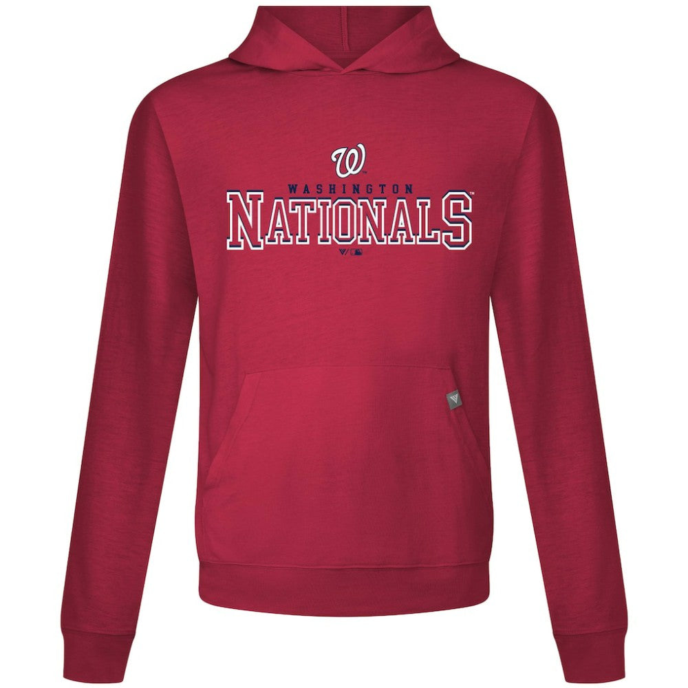 Washington Nationals Levelwear Relay Journey Pullover Hoodie - Red - MLB Discount