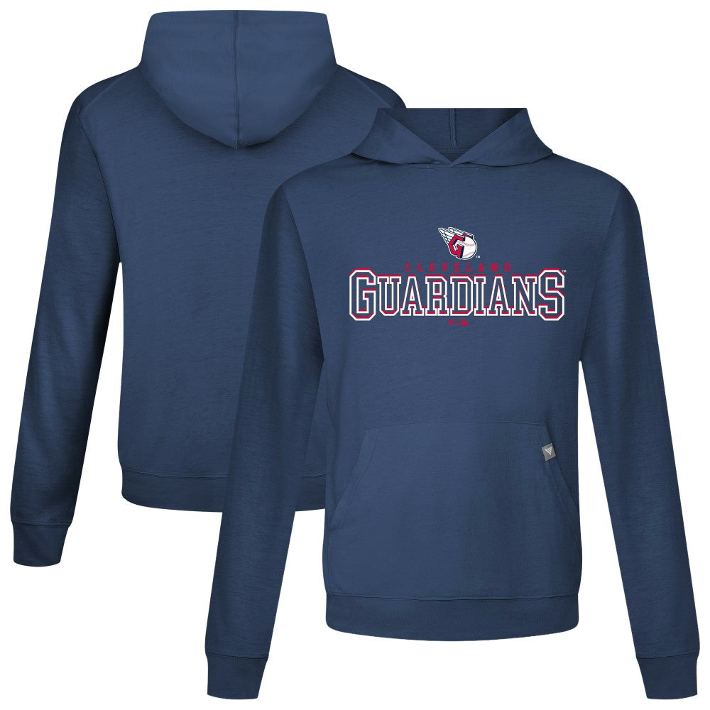 Cleveland Guardians Levelwear Relay Journey Pullover Hoodie - Navy - MLB Discount