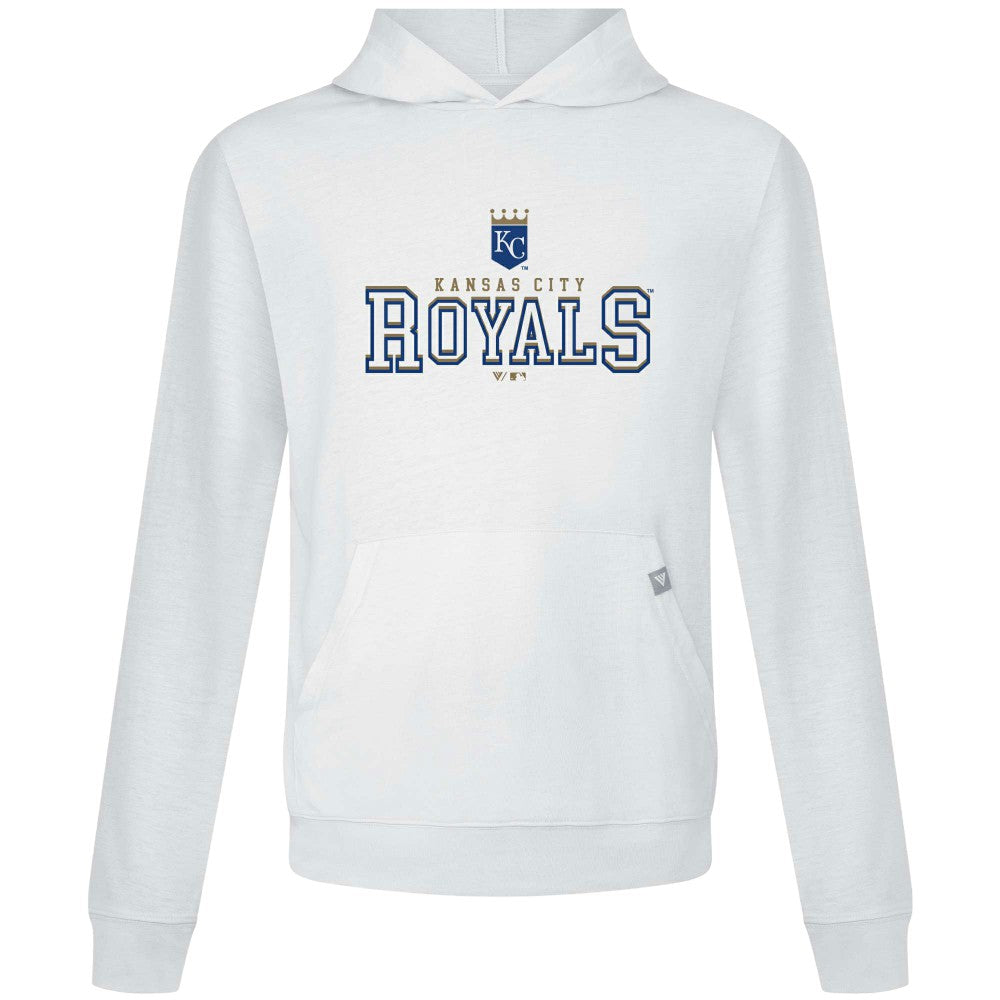Kansas City Royals Levelwear Relay Journey Pullover Hoodie - White - MLB Discount