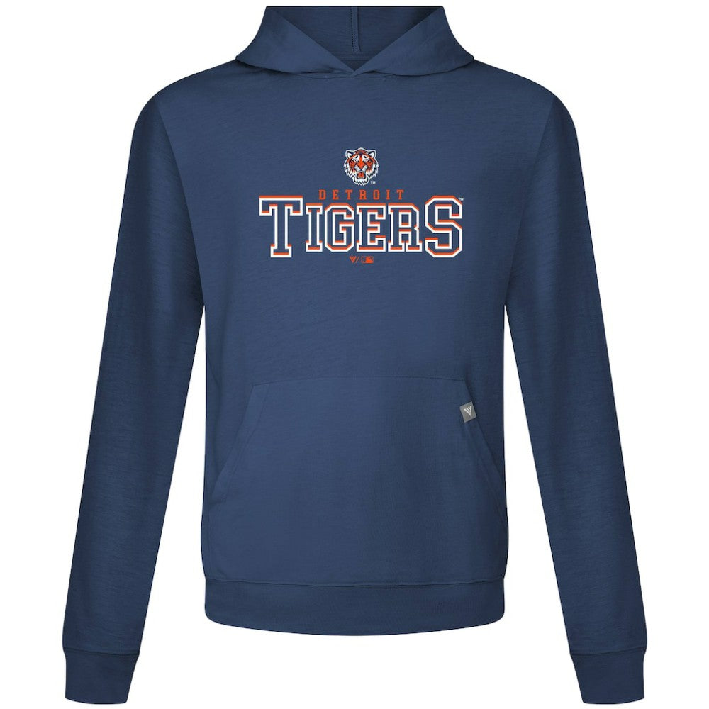 Detroit Tigers Levelwear Relay Journey Pullover Hoodie - Navy - MLB Sale
