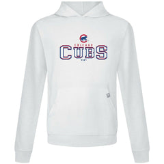 Chicago Cubs Levelwear Relay Journey Pullover Hoodie - White - MLB Lifestyle