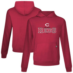 Cincinnati Reds Levelwear Relay Journey Pullover Hoodie - Red - MLB Discount