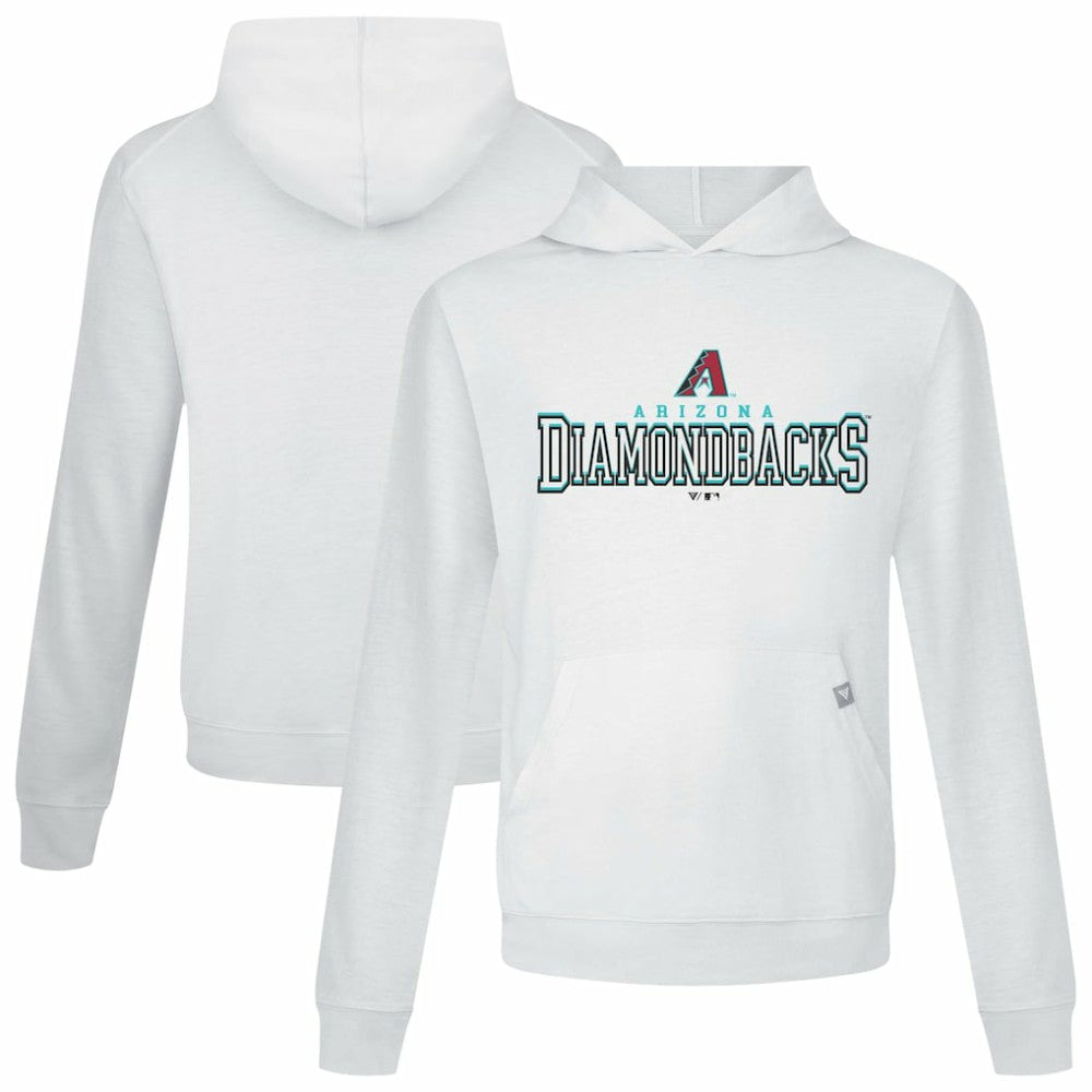 Arizona Diamondbacks Levelwear Relay Journey Pullover Hoodie - White - MLB Lifestyle