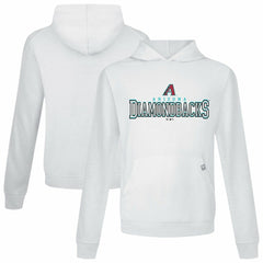 Arizona Diamondbacks Levelwear Relay Journey Pullover Hoodie - White - MLB Lifestyle