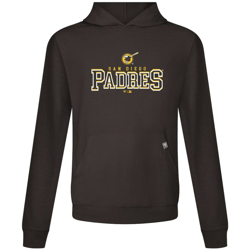 San Diego Padres Levelwear Relay Journey Pullover Hoodie - Brown - MLB on Sale