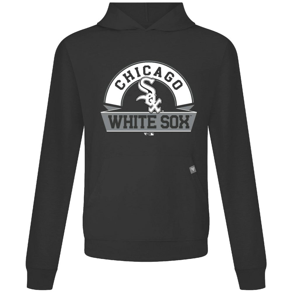 Chicago White Sox Levelwear Relay Banner Arch Pullover Hoodie - Black - MLB Discount